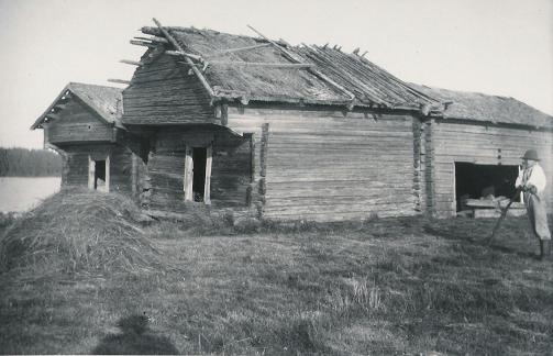 Kiekinniemen aittarakennus vuonna 1667.